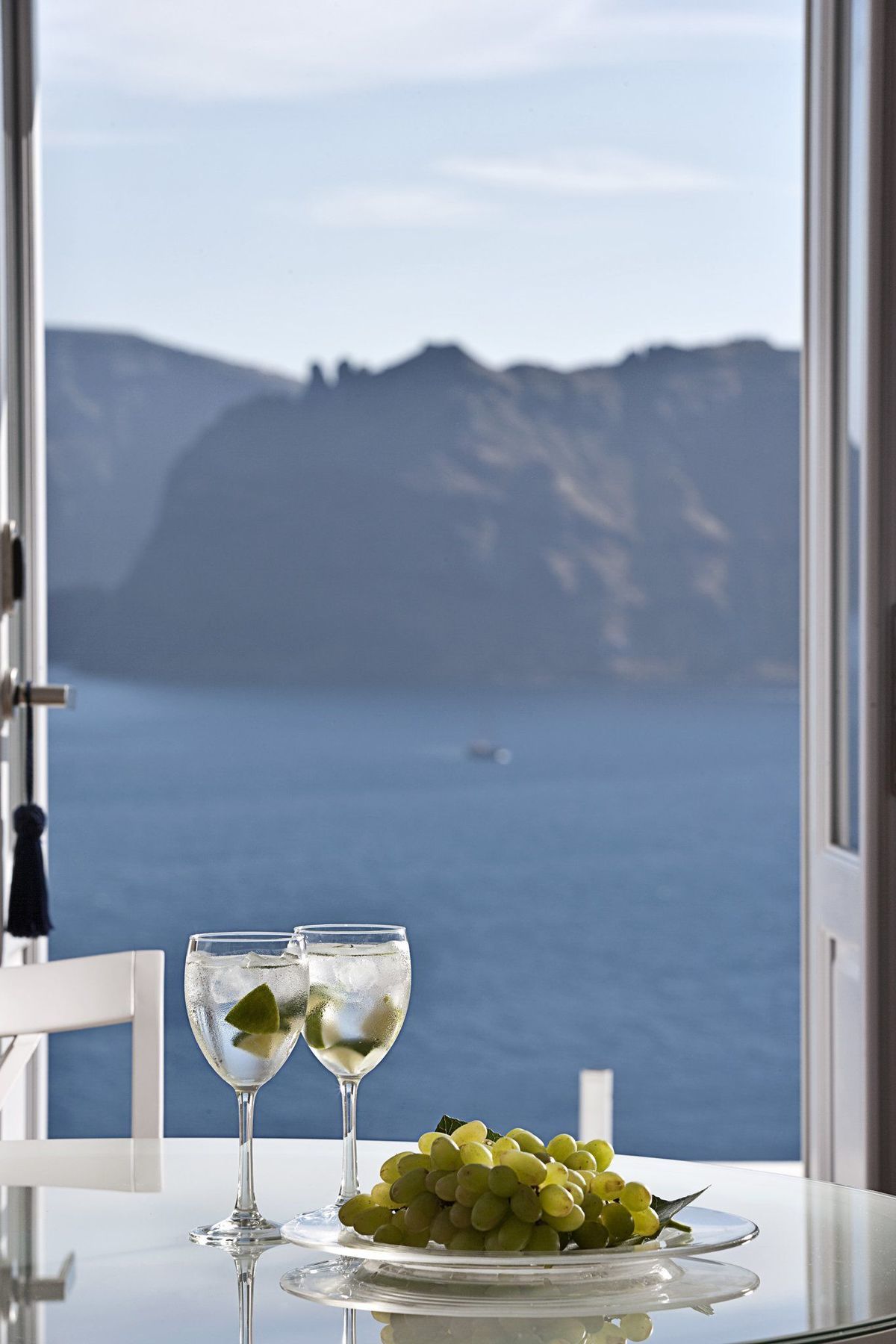 Katikies Villa Santorini - The Leading Hotels Of The World Oia  Restaurante foto