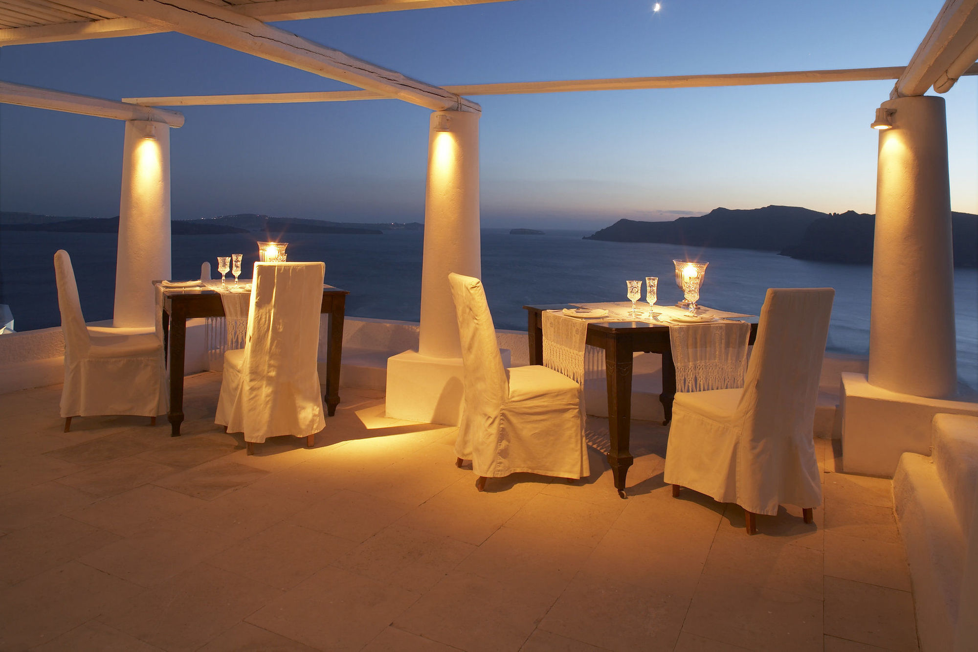 Katikies Villa Santorini - The Leading Hotels Of The World Oia  Restaurante foto